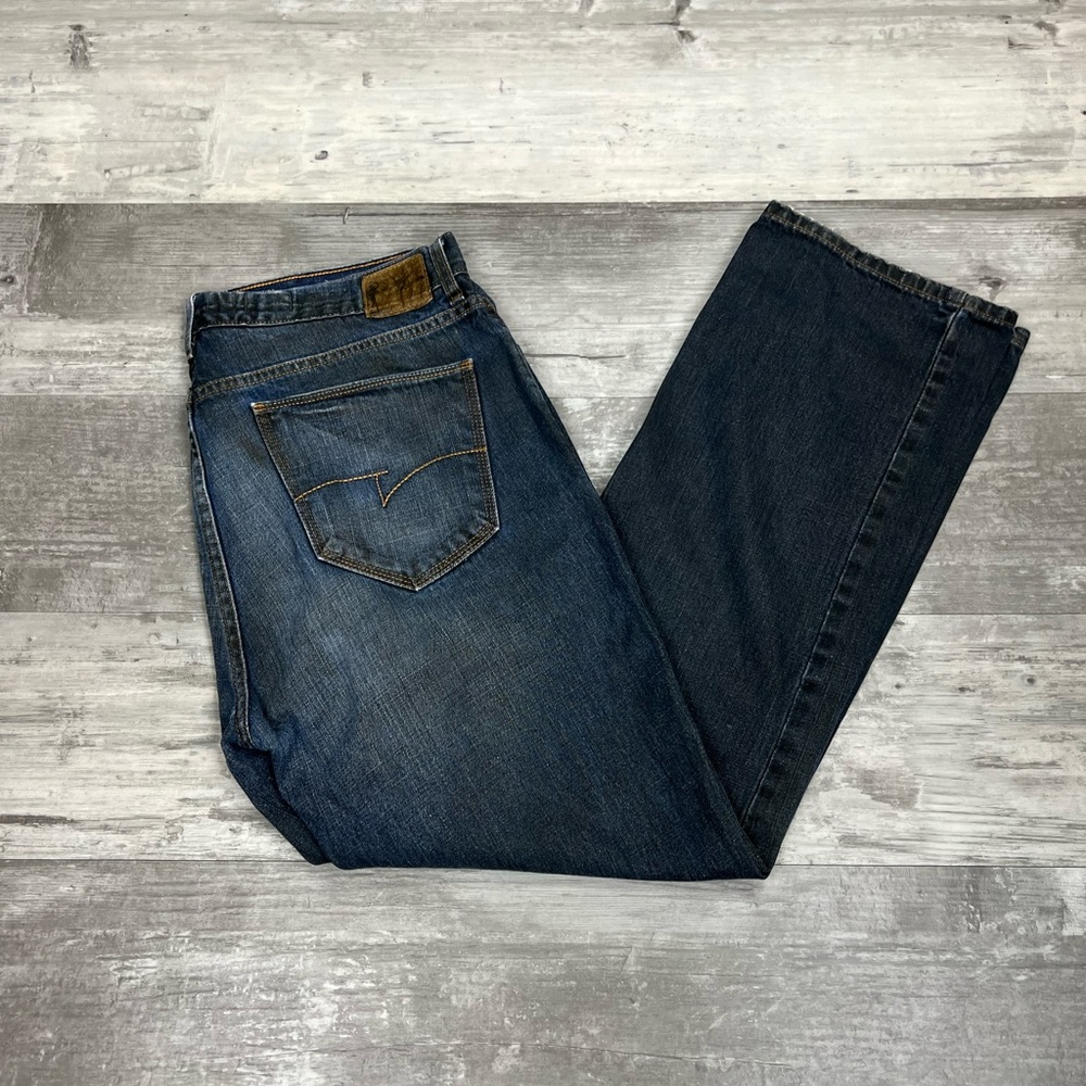 Tre Vero Three Truths Dark Wash Denim Blue Jeans 36x30